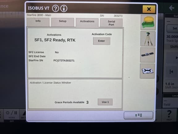 Image of John Deere StarFire 3000 Image 1