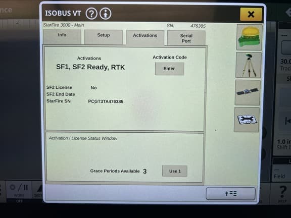 Image of John Deere StarFire 3000 Image 1