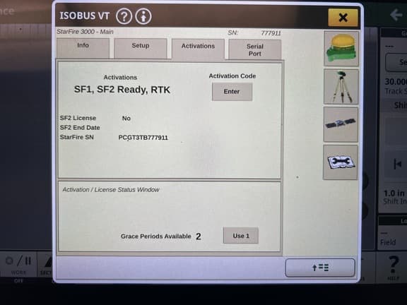 Image of John Deere StarFire 3000 Image 1