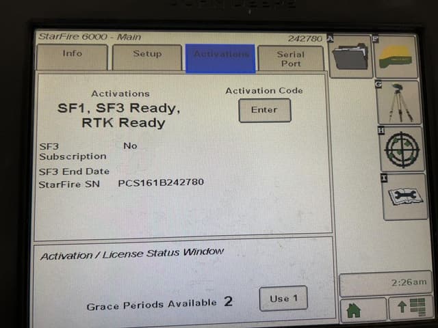 Image of John Deere StarFire 6000 equipment image 4