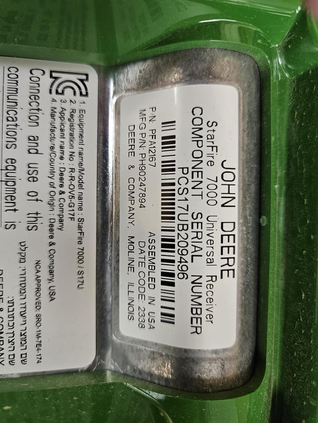 Image of John Deere StarFire 7000 equipment image 4