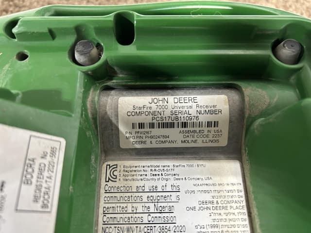 Image of John Deere StarFire 7000 equipment image 3