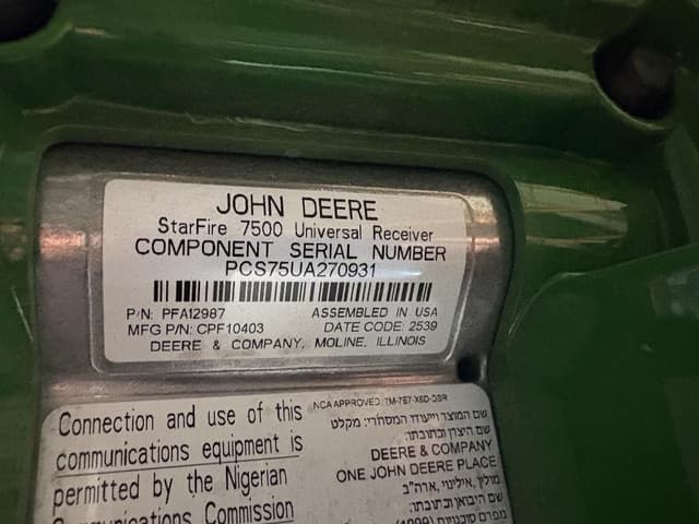 Image of John Deere StarFire 7500 equipment image 3