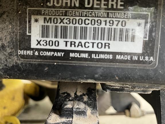 Image of John Deere X300 Image 1