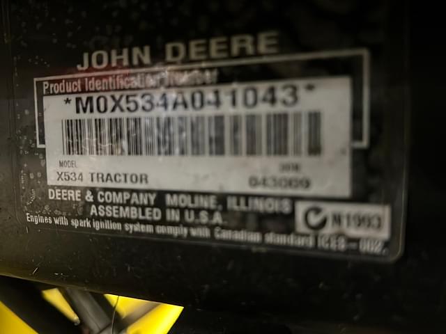 Thumbnail image John Deere X534 28