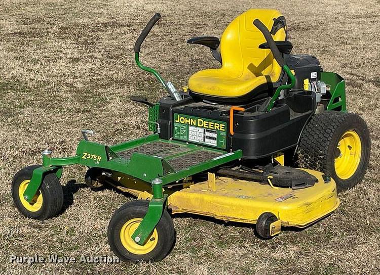 John deere best sale z375r stores