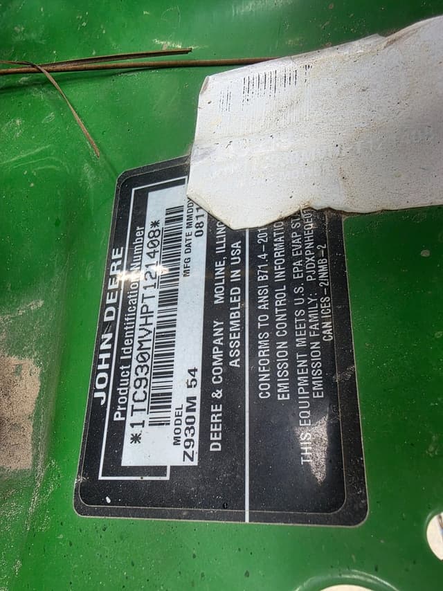 Image of John Deere Z930M equipment image 4