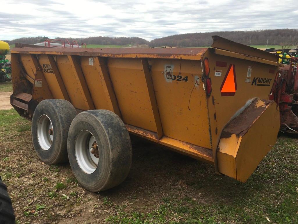 Knight 8024 Manure Handling Manure Spreaders Dry for Sale Tractor Zoom