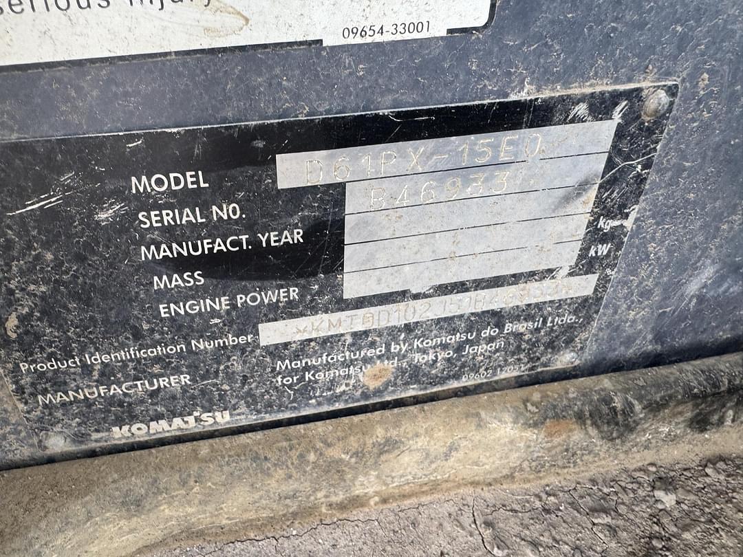 Image of Komatsu D61PX-15E0 Image 1
