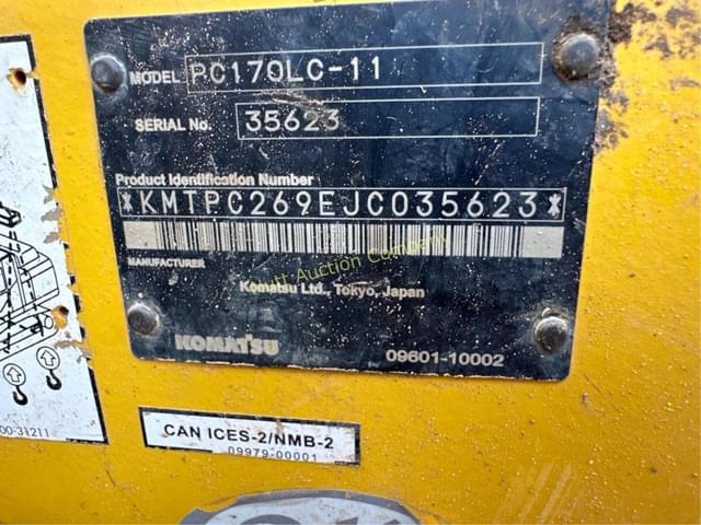 Image of Komatsu PC170LC-11 equipment image 4