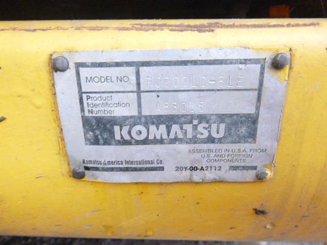 Image of Komatsu PC200LC-6LE equipment image 4