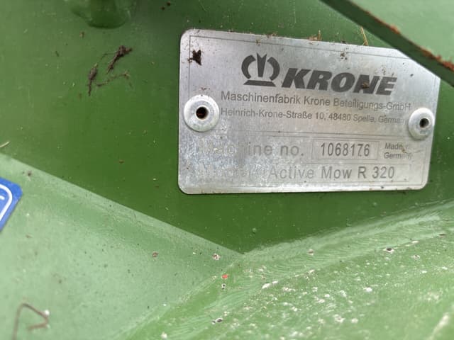 Image of Krone AMR320 equipment image 1