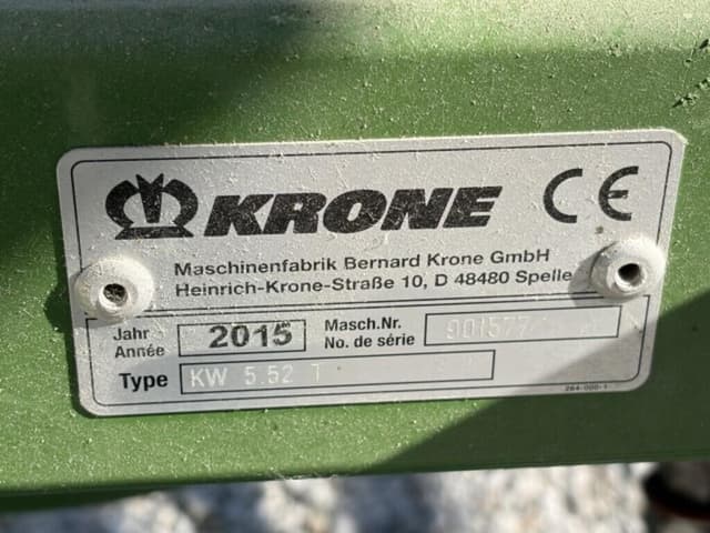 Image of Krone KW5.52/4x7T equipment image 4