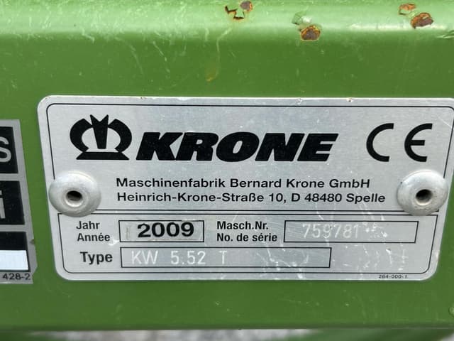Image of Krone KW5.52/4x7T equipment image 3