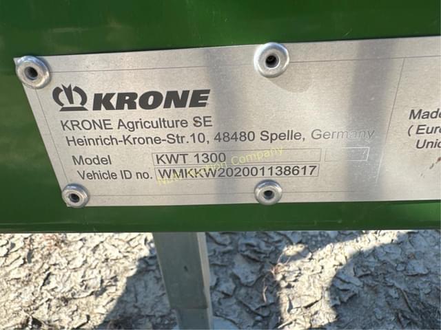 Image of Krone KWT 1300 equipment image 3
