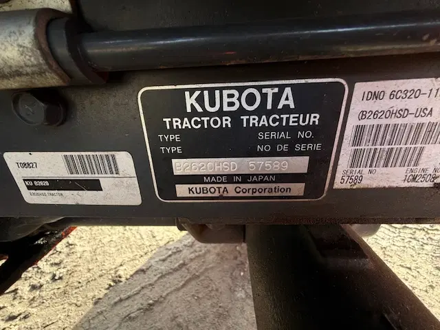 Image of Kubota B2620HSD equipment image 2