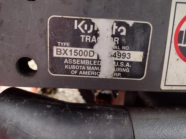 Image of Kubota BX1500 equipment image 3