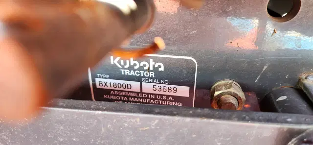 Image of Kubota BX1800 equipment image 1