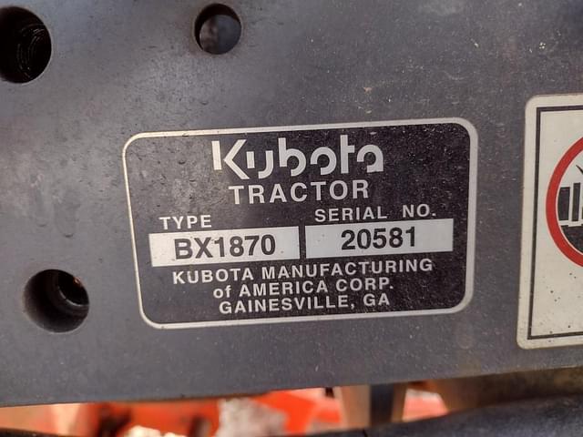 Image of Kubota BX1870 equipment image 4