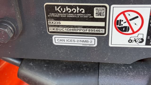 Image of Kubota BX2350 equipment image 4