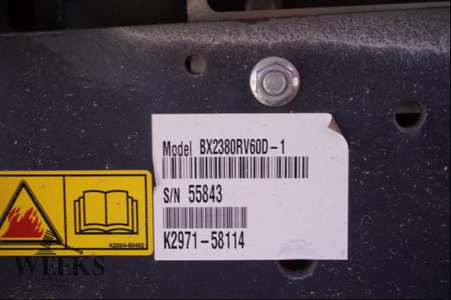 Image of Kubota BX2380 equipment image 2