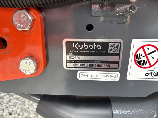 Image of Kubota BX2680 equipment image 2