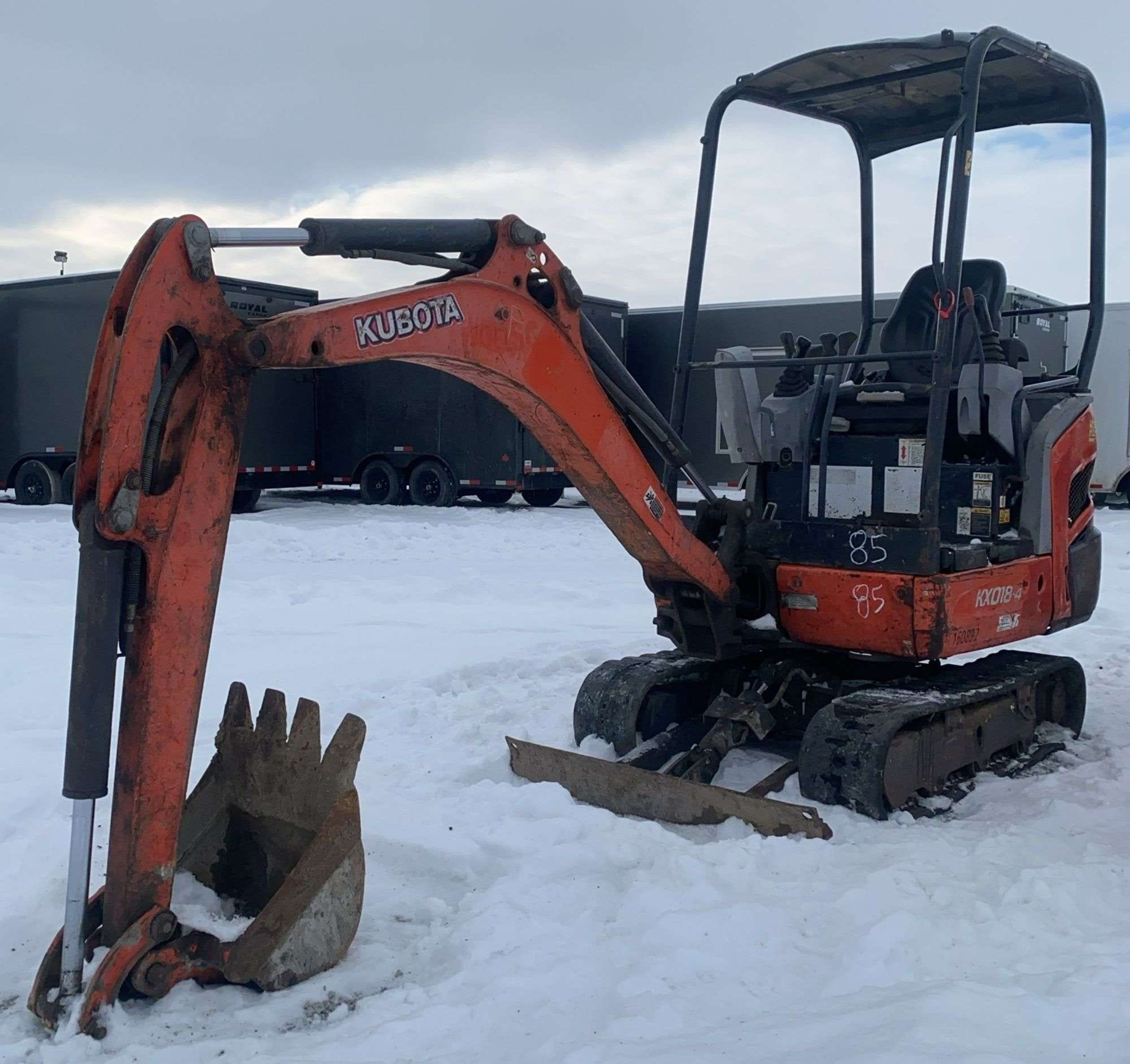 Kubota KX018-4 Equipment Image0