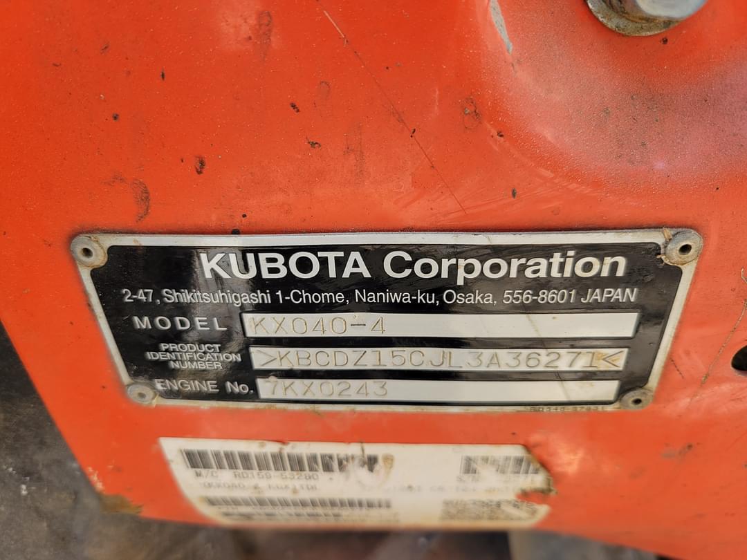 Image of Kubota KX040-4 Image 1