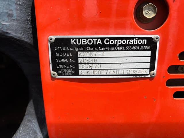 Image of Kubota KX057-4 equipment image 4