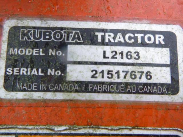 Image of Kubota L2163 equipment image 4