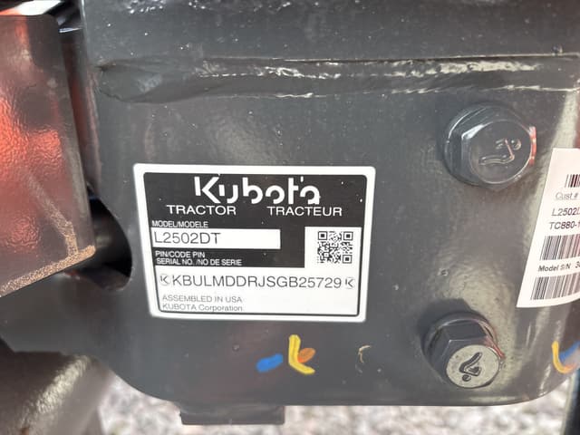Image of Kubota L2502 equipment image 2