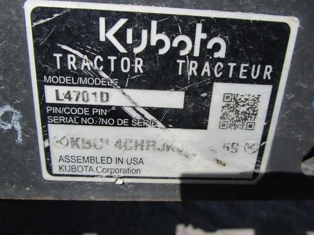 Image of Kubota L4701 equipment image 4