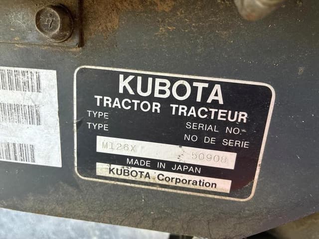 Image of Kubota M126X equipment image 2