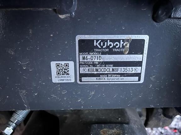 Image of Kubota M4D-071 equipment image 3