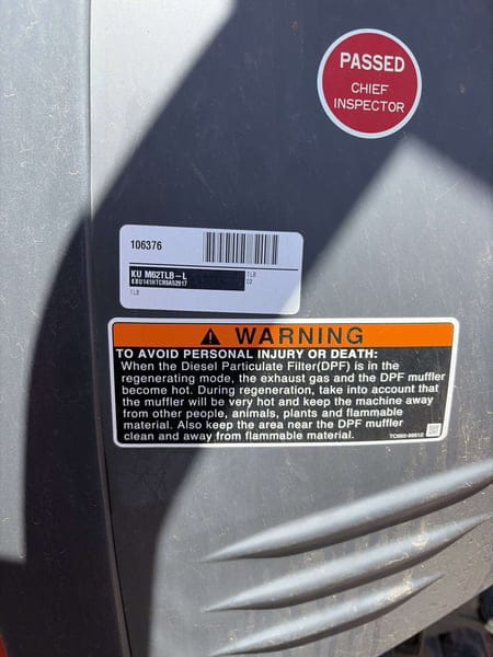 Kubota M62 Equipment Image0