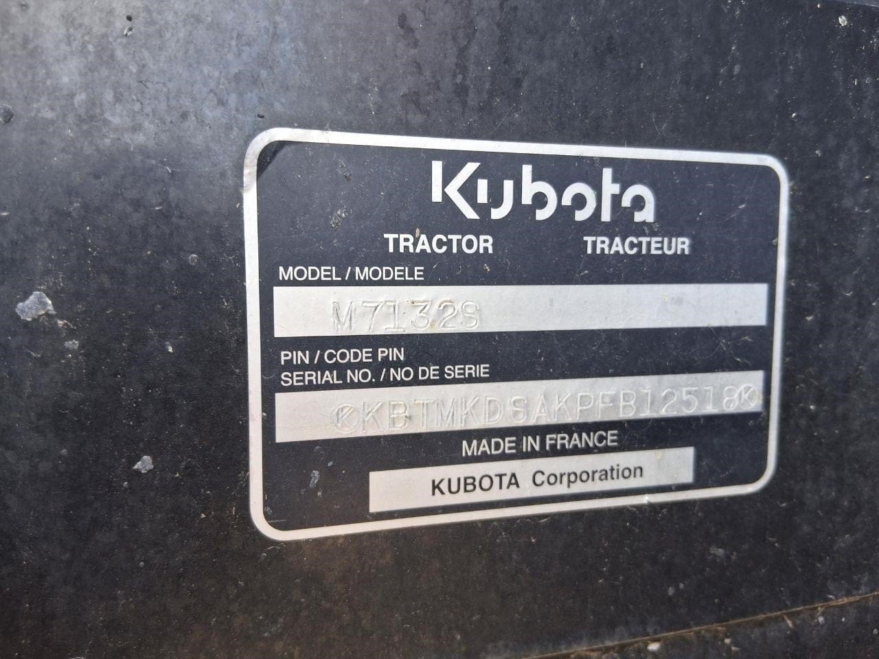 2023 Kubota M7.132 Deluxe Equipment Image0