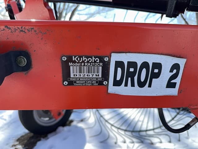 Image of Kubota RA212CR equipment image 4