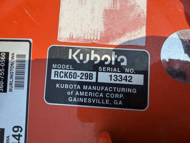 Image of Kubota RCK60-29B equipment image 4