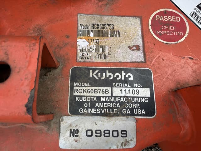 Image of Kubota RCK60B75B equipment image 4
