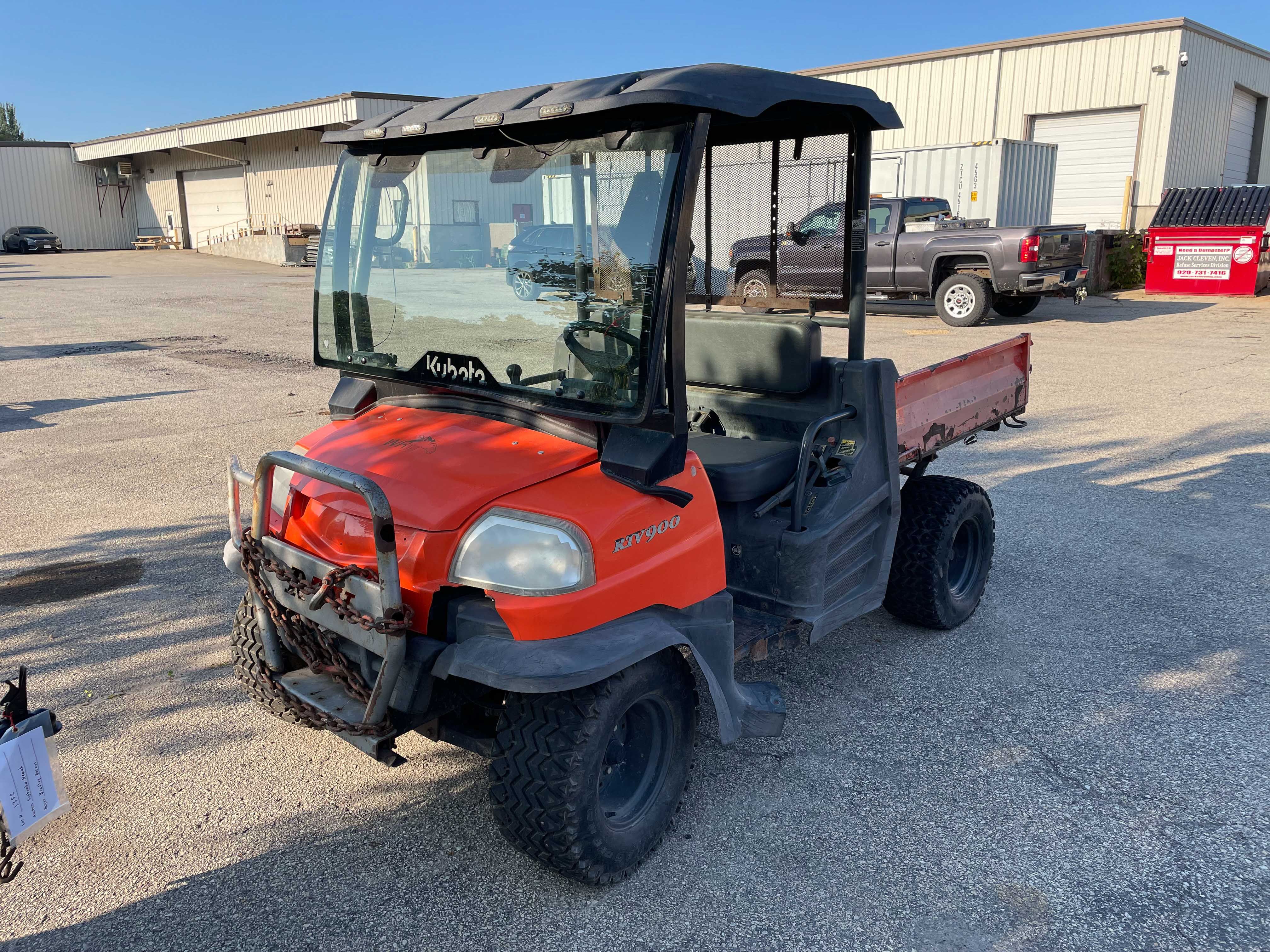 Kubota RTV900 Equipment Image0