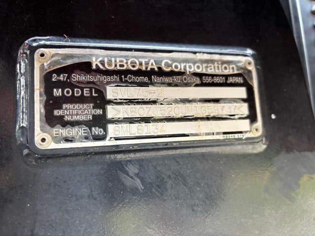 Image of Kubota SVL75-2 equipment image 1