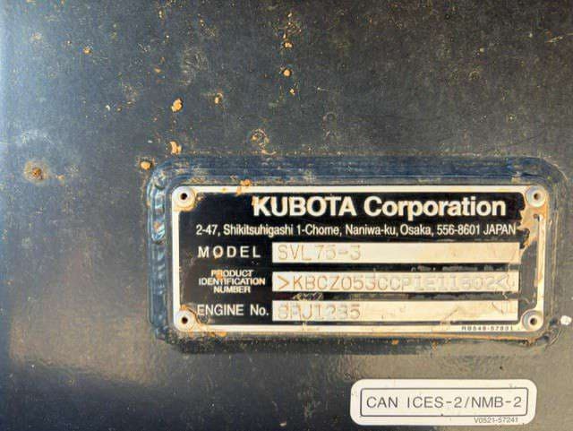 Image of Kubota SVL75-3 Primary image