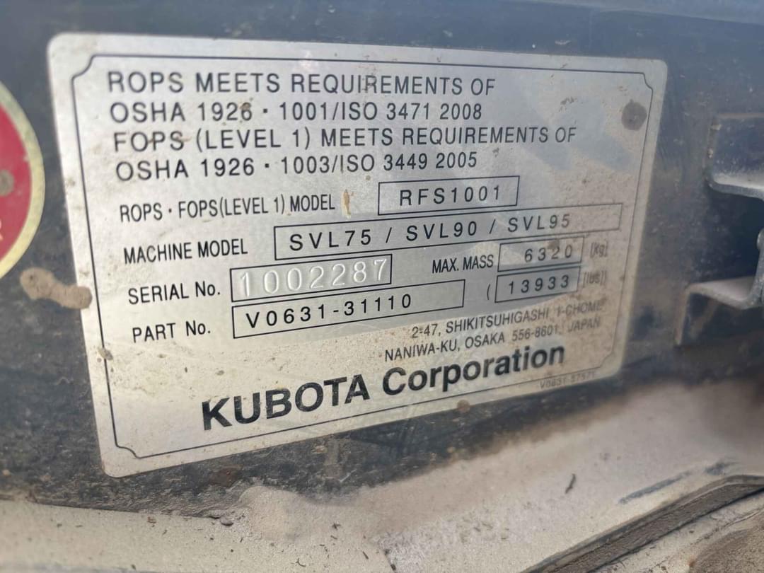 Image of Kubota SVL95-2S Image 1