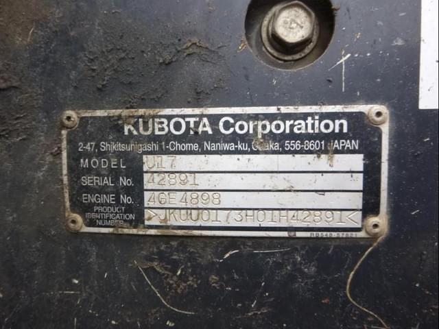 Image of Kubota U17 equipment image 4