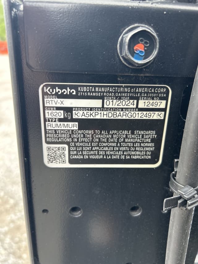 Image of Kubota RTV-X equipment image 4