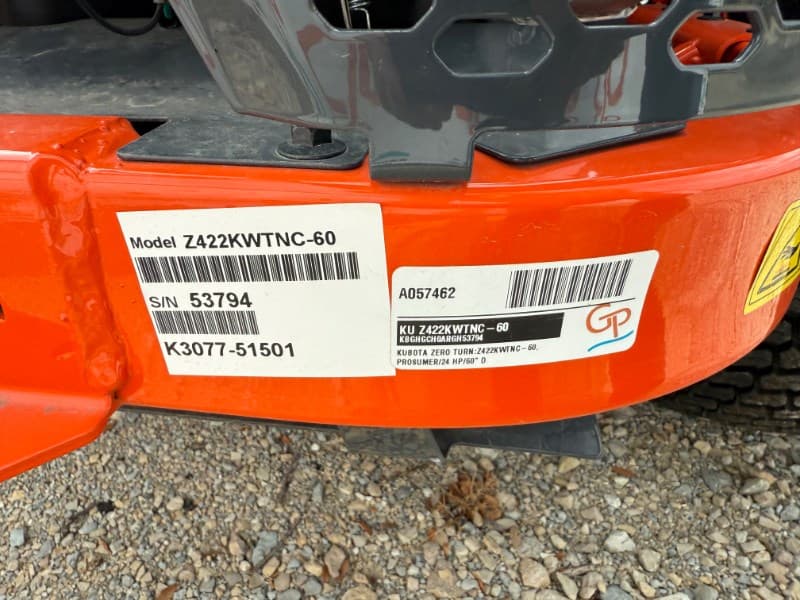 Image of Kubota Z422KWTNC-60 Image 0