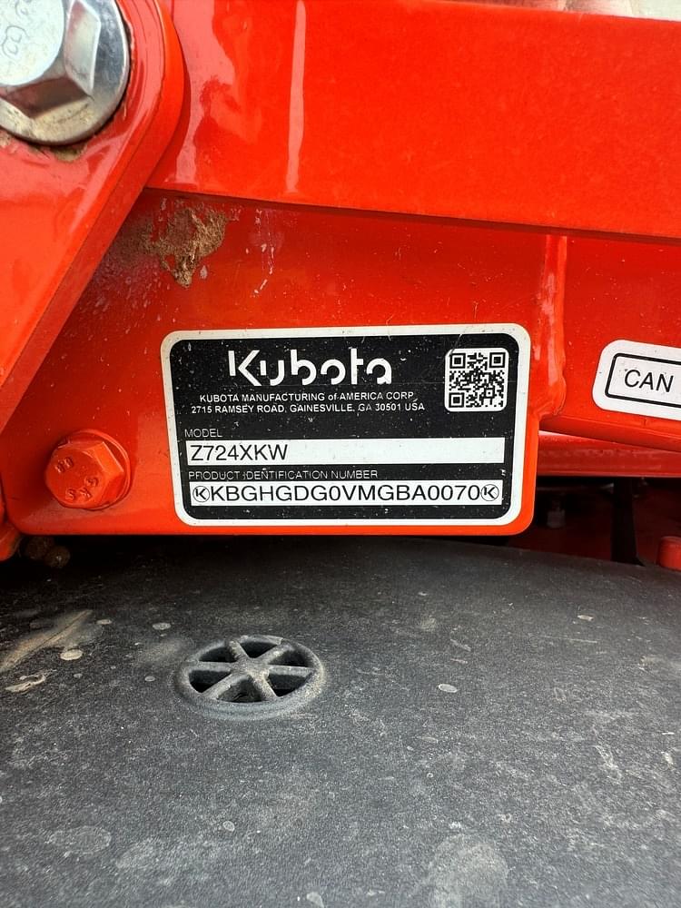 Image of Kubota Z724X Image 0