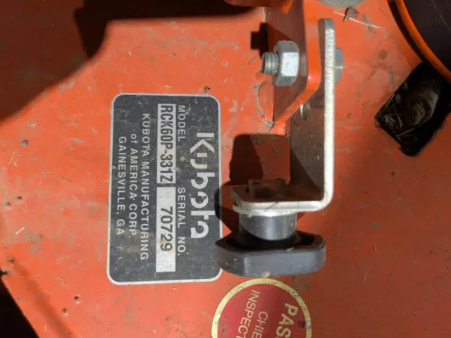 Image of Kubota ZD326 equipment image 1