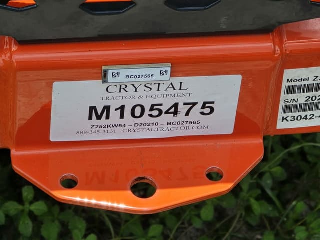 Image of Kubota Z252KW-54 equipment image 4