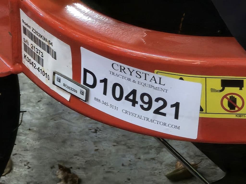 Image of Kubota Z252KW-54 Image 1